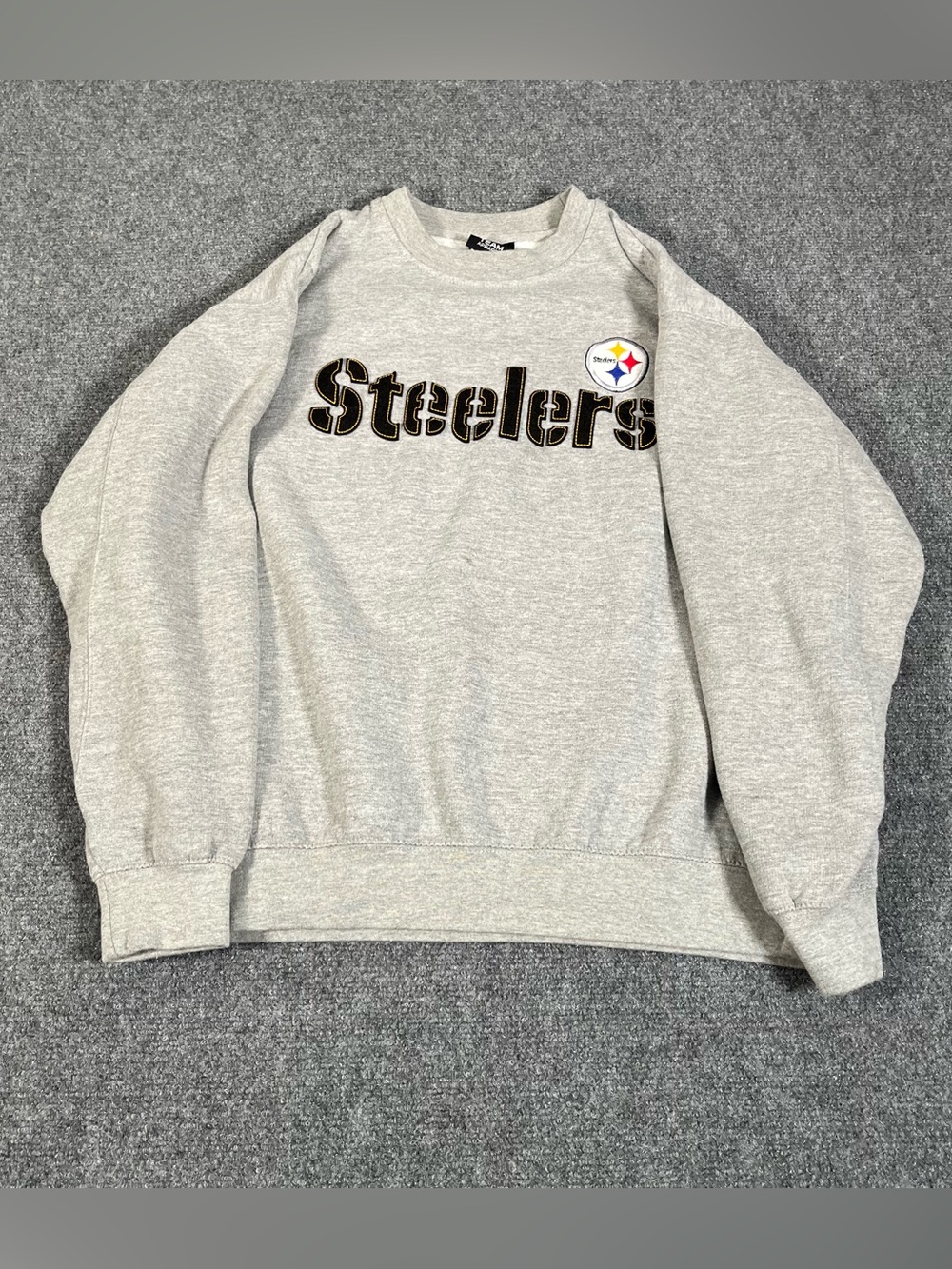 vintage pittsburgh steelers Sweatshirt Men’s Large Gray Y2K NFL Football